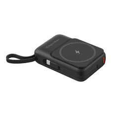 Krüger&Matz Powerbank, prijenosna baterija 10000mAh, indukcijsko punjenje, crna