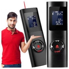 GOTEL Laserski digitalni LCD mjerač udaljenosti i površina Pro50