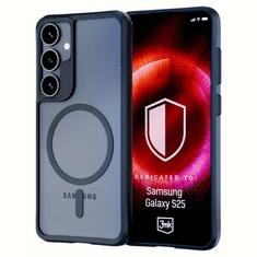 3MK Satin Armor Case silikonska maskica za Samsung Galaxy S25 5G - prozorno crna