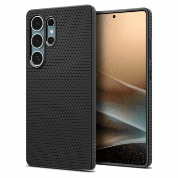 Spigen Liquid Air silikonska maskica za Samsung Galaxy S25 Ultra 5G crna