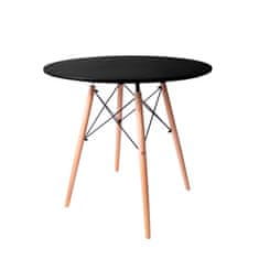 Aga Blagovaonski stol 80 cm Crni