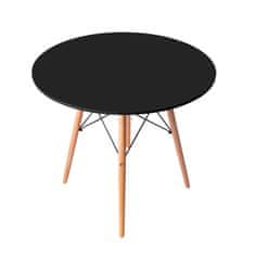 Aga Blagovaonski stol 80 cm Crni