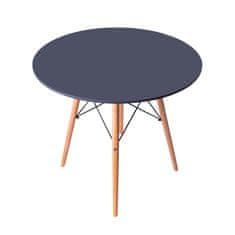 Aga Blagovaonski stol 80 cm Sivi