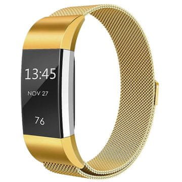 BStrap Milanese (Small) remen za Fitbit Charge 2, gold