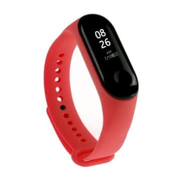 BStrap Silicone remen za Xiaomi Mi Band 3/4, red