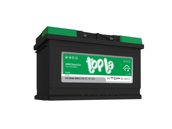  Topla Stop&Go AGM akumulator, 80 Ah
