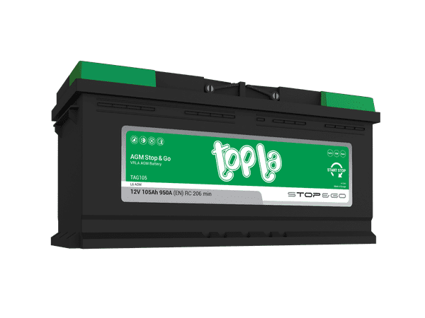  Topla Stop&Go AGM akumulator, 105 Ah
