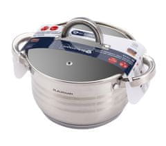 Blaumann Lonac s poklopcem BL-1018 od nehrđajućeg čelika 16 cm Gourmet Line