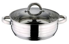 Blaumann Posuda za pečenje/lonac s poklopcem BL-1504 nehrđajući čelik 28 cm Gourmet linija