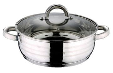 Blaumann Posuda za pečenje/lonac s poklopcem BL-1504 nehrđajući čelik 28 cm Gourmet linija