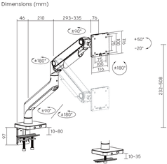S-box Stolni stalak LCD-C49