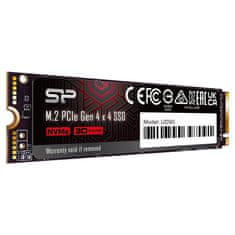 Silicon Power UD90 SSD, M.2 PCIe Gen4x4, 500 GB (SP500GBP44UD9005)