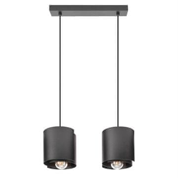 4Szpaki HUGO 2 Crna viseća lampa