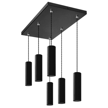 4Szpaki MODERNE POTKROVNE VISEĆE LAMPE NA KOTRAKE 6P 05/6KOM