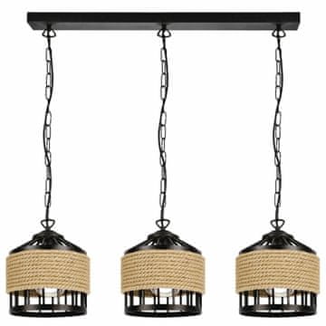 4Szpaki COLOSSEUM 3 Viseća lampa s crnom trakom