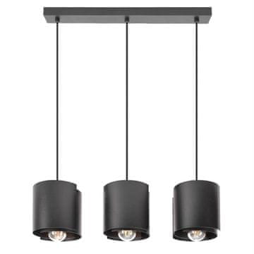 4Szpaki HUGO 3 Crna viseća lampa