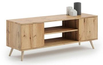 Kobi Focus RTV ormarić 135 cm hrast zlatni craft