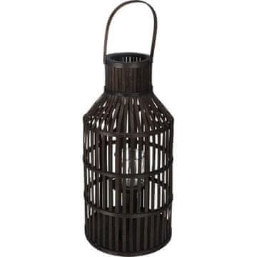 ProGarden Fenjer KO-435105530 svijećnjak 22 x 58 cm drveni smeđi