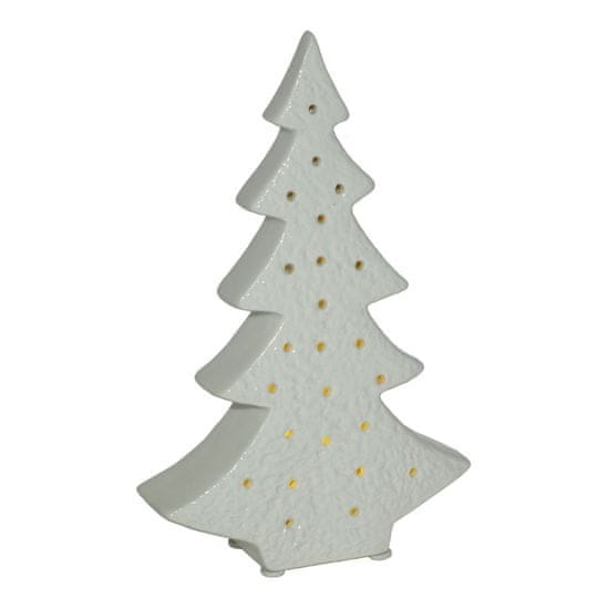 Denis LED keramički božićni bor 18,5x12x3,7cm