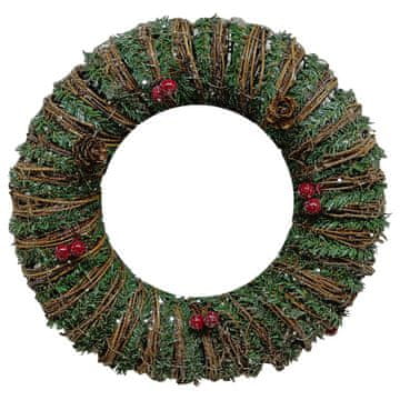 Denis Božićni vijenac za vrata 30 cm zeleni