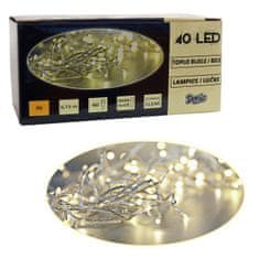 Denis 40 LED lanac bijelo svjetlo na baterije