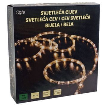 Denis LED, svjetleća cijev, 20 m, svjetlo bijelo, funkcije