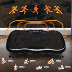LIVEFY Vibro Fit vVibracijska platforma za vježbanje, crna