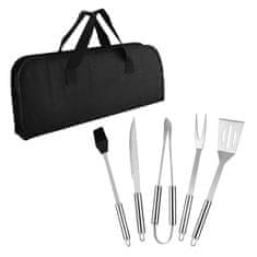 MG Grill Set V1 pribor za roštilj, srebrni