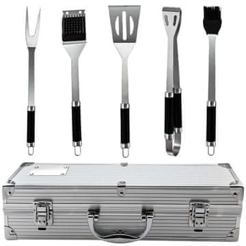 MG Grill Set V2 pribor za roštilj, srebrni