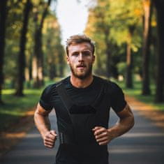 MG Running Vest reflektirajući trkački prsluk, crni