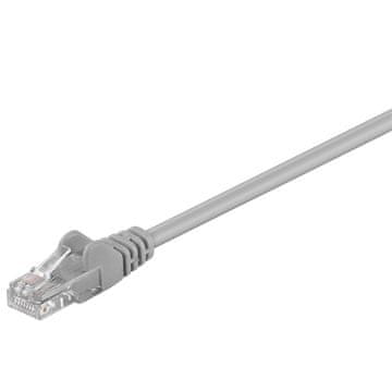 Goobay (68357) LAN kabel za spajanje CAT 5e U/UTP, 2 m, sivi