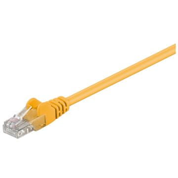 Goobay U/UTP CAT 5e LAN patch 2m žuti mrežni kabel
