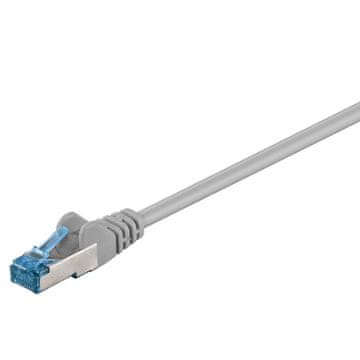 Goobay S/FTP (PiMF) CAT 6A 2 m sivi mrežni patch kabel