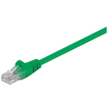 Goobay U/UTP CAT 5e LAN patch 0,25m zeleni kabel za povezivanje