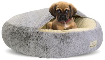 AIO FACTORY Passion postelja FLUFFY 70 cm svijetlo siva