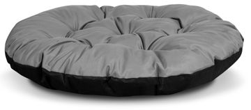 AIO FACTORY Vrtna blazina 110 cm iza viseči stola, štorkljino gnezdo, vodootporna, siva