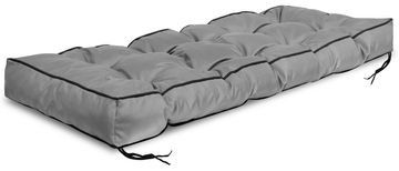 AIO FACTORY Vrtna blazina 120x40 cm sa visokom stranicom za kutiju i paletu, vodootporna, siva