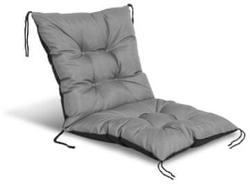 AIO FACTORY Vrtna blazina 50x50x50 cm po stolu, vodootporna, siva