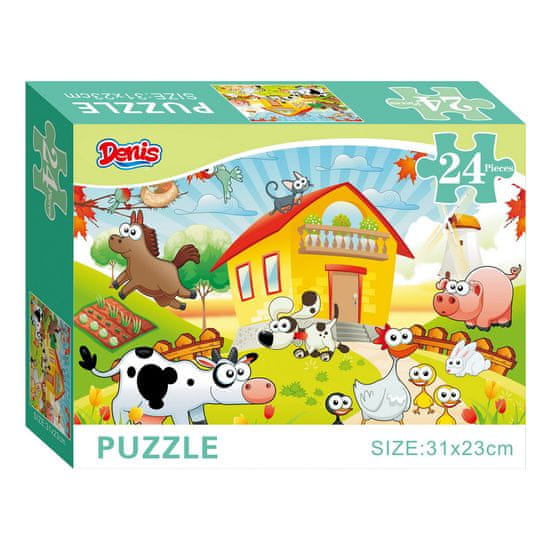 Denis Puzzle / Slagalica, 24 kom, Domaće životinje
