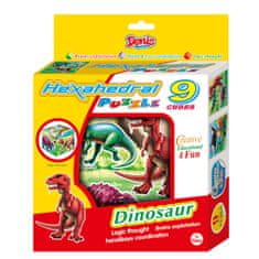 Denis Puzzle / Slagalica od 9 kocki Dinosauri