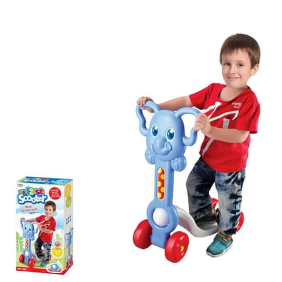Denis Moj prvi romobil na 4 kotača, slonić plavi