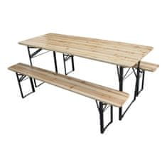 Denis Pivski vrtni set 200x80x76 cm