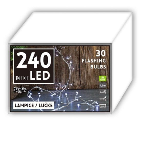 Denis Mini LED lampice 240L, 30 flash