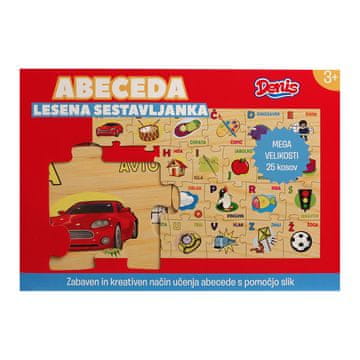 Denis Drvena podna slagalica, ABECEDA, SLO, 25-dij.