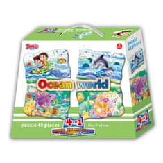 Denis Puzzle / Slagalica Oceanski svijet 4/1 - 48 kom