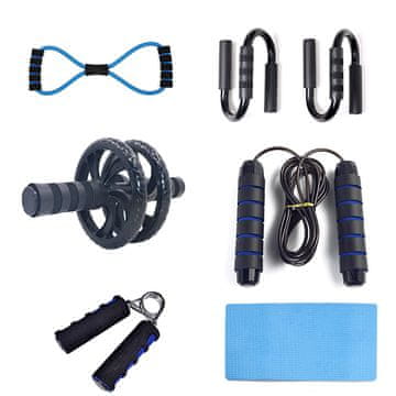 Denis Set za fitnes s dvostrukim AB kotačem