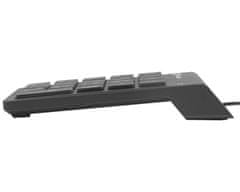 Natec Goby 2 numerička tipkovnica, 18 tipki, Plug&amp;Play, USB-A, 150cm kabel, crna