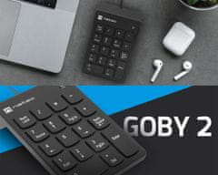 Natec Goby 2 numerička tipkovnica, 18 tipki, Plug&amp;Play, USB-A, 150cm kabel, crna