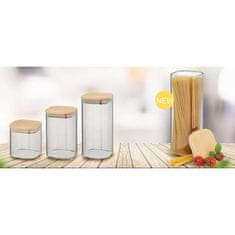 Kela Posuda za hranu KL-10778 storage glass / wood NEA 1.5 l