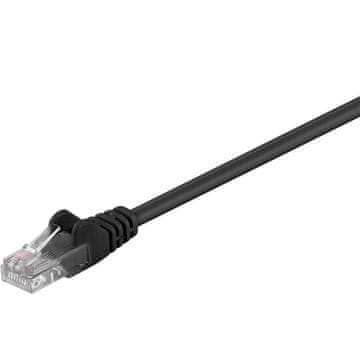 Goobay U/UTP CAT 5e patch 5m crni mrežni kabel